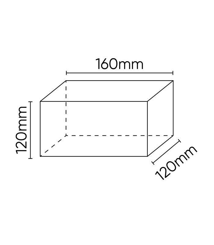 TACO DE GOMA PARA ELEVADOR 160X120X120MM
