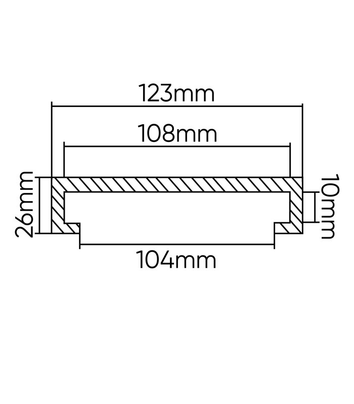 TACO DE GOMA PARA ELEVADOR RAVAGLIOLI/WERTHER 123MM
