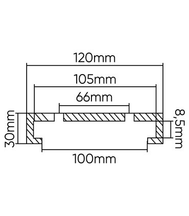 TACO DE GOMA PARA ELEVADOR TWIN BUSCH 120MM