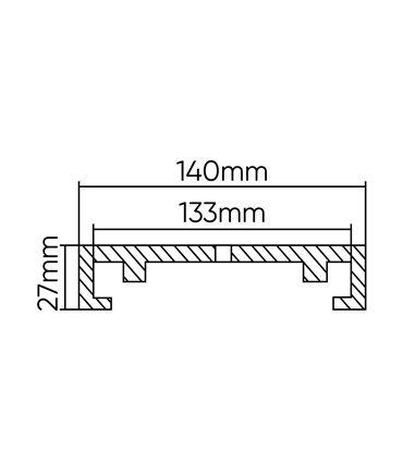 TACO DE GOMA PARA ELEVADOR OMCN 140MM