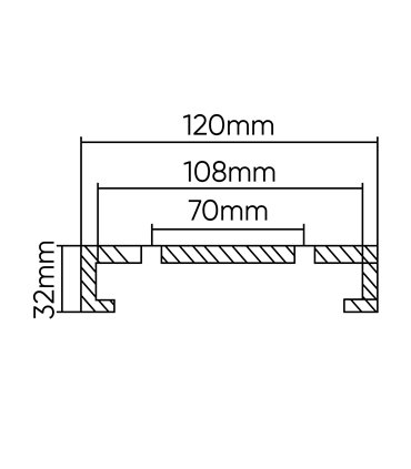 TACO DE GOMA PARA ELEVADOR LAUNCH/TWIN BUSCH/RP 120 MM