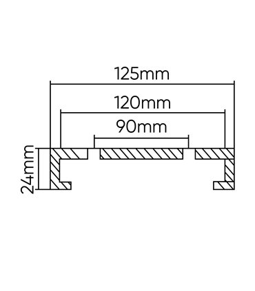 TACO DE GOMA PARA ELEVADOR NASSBAUM/AMI 125MM