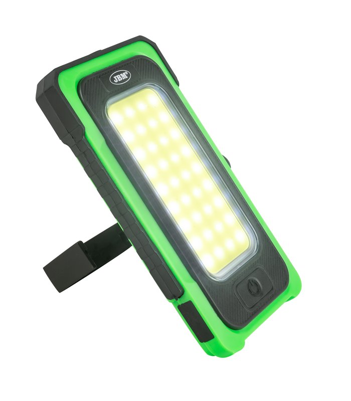 FARO DE TRABAJO COB RECARGABLE CON ENERGÍA SOLAR 