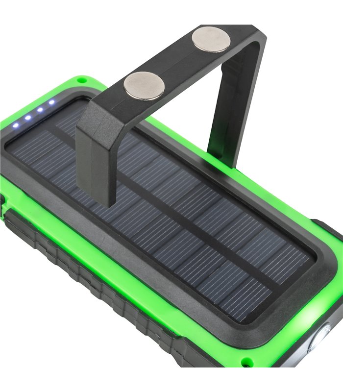 FARO DE TRABAJO COB RECARGABLE CON ENERGÍA SOLAR 
