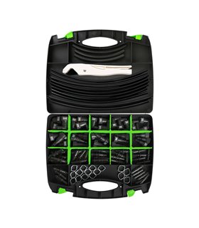 ESTUCHE DE CONECTORES Y TUBOS PARA COMBUSTIBLE 95 PCS