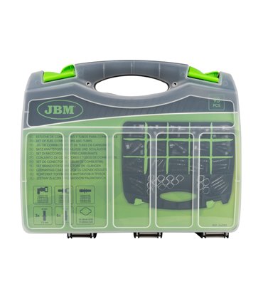 ESTUCHE DE CONECTORES Y TUBOS PARA COMBUSTIBLE 95 PCS
