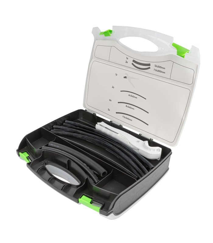 ESTUCHE DE CONECTORES Y TUBOS PARA COMBUSTIBLE 95 PCS