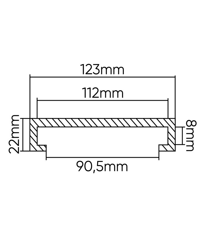 TACO DE GOMA PARA ELEVADOR ROTARY 123MM
