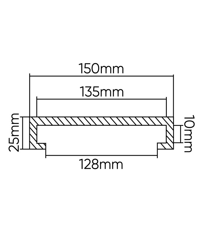 TACO DE GOMA PARA ELEVADOR RAVAGLIOLI 150MM