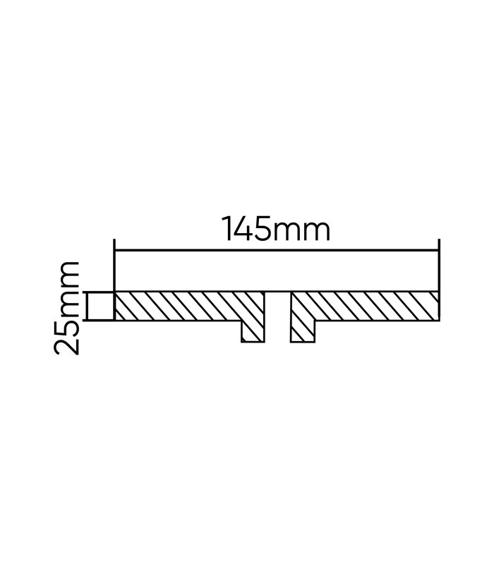 TACO DE GOMA PARA ELEVADOR OMCN 145MM