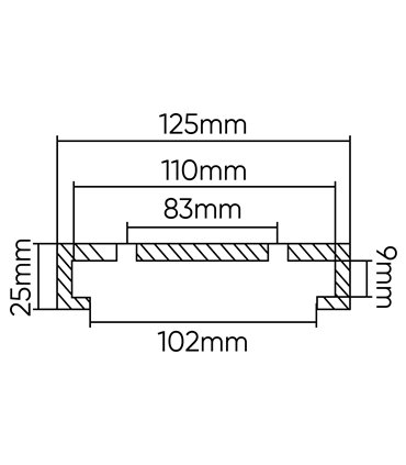 TACO DE GOMA PARA ELEVADOR SLIFT/IME 125MM