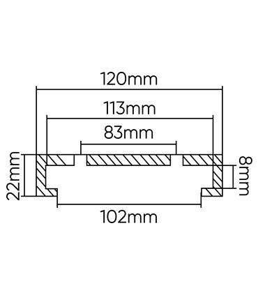 TACO DE GOMA PARA ELEVADOR MAHA 120MM