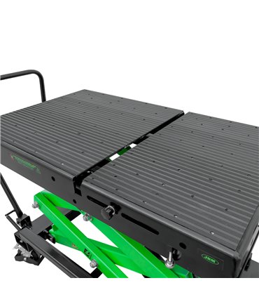 MESA HIDRÁULICA PARA BATERÍAS DE VEHÍCULOS ELÉCTRICOS SIN SOPORTES