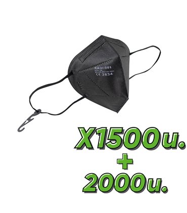 PROMOCIÓN 15000+2000 MASCARILLA DE PROTECCIÓN FFP2 - NEGRA