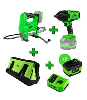 PROMO: PISTOLA ENGRASADORA ELÉCTRICA 60038 + 60034 + 60016 + 60015 (X2) + 53782