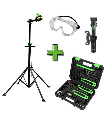 SOPORTE DE REPARACIÓN DE BICICLETAS + 54170 + 53785 + 54073