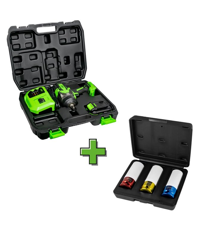 SERIE PISTOLA DE IMPACTO BRUSHLESS 60044C + 51336