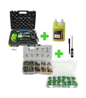 53539 KIT DE DETECCIÓN DE FUGAS +12977 LÍQUIDO +53599 OBUSES+50807 JUNTAS TÓRICAS +53503 TERMÓMETRO