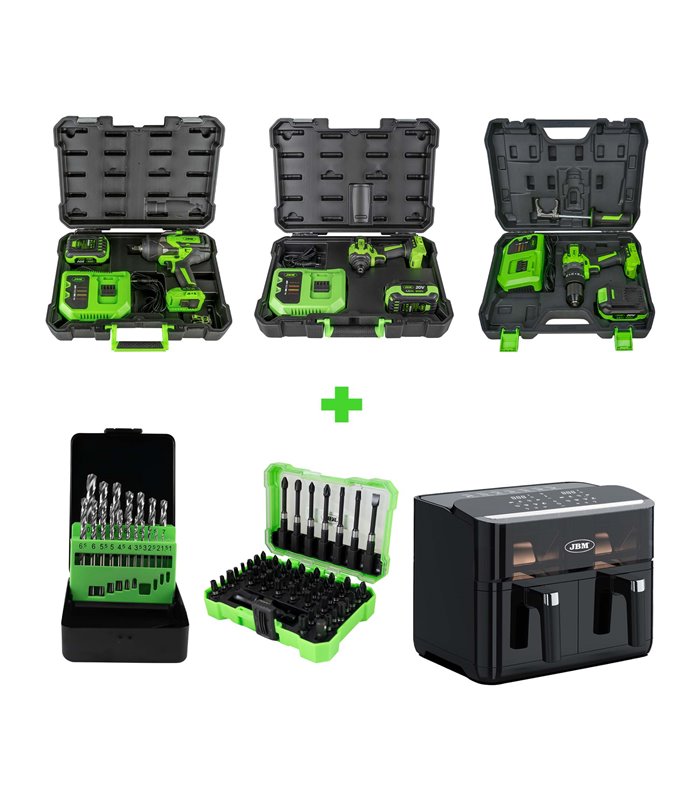 60052C ATORNILLADOR CON MALETÍN + 60047C + 60044C + 53854 + 53857