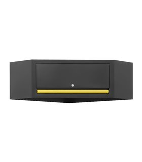 ARMARIO DE PARED ESQUINERO - DORADO