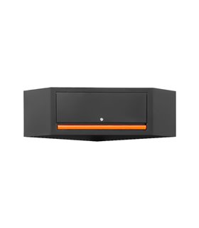 ARMARIO DE PARED ESQUINERO - NARANJA