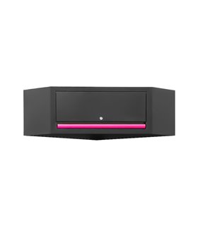 ARMARIO DE PARED ESQUINERO - ROSA