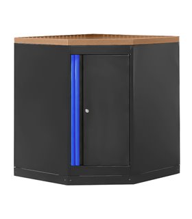 ARMARIO ESQUINERO CON TABLERO DE MDF - AZUL