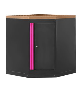 ARMARIO ESQUINERO CON TABLERO DE MDF - ROSA