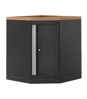ARMARIO ESQUINERO CON TABLERO DE MDF - PLATA
