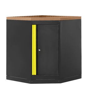 ARMARIO ESQUINERO CON TABLERO DE MDF - AMARILLO