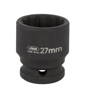 VASO DE IMPACTO CORTO DE 12 CARAS - 1/2" 27MM
