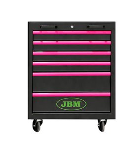 ARMARIO DE 6 CAJONES - ROSA