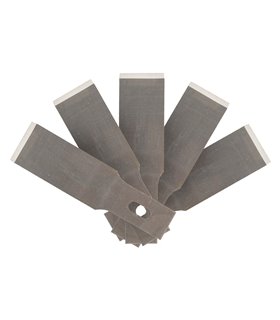 5 CUCHILLAS 12MM RECTAS/ANCHO PARA REF. 54505