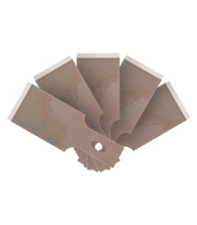 5 CUCHILLAS 16MM RECTAS/ANCHO PARA REF. 54505