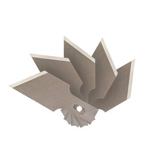 5 CUCHILLAS  DE 16 MM ANCHO/53° PARA REF 54505