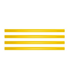 JUEGO DE TIRADORES PARA ARMARIO (REF. 16627) -  AMARILLO