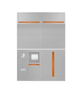 SET DE TIRADORES PARA SERIE527 - NARANJA