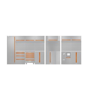 SET DE TIRADORES PARA SERIE565 - NARANJA
