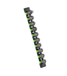 JUEGO DE 10 PUNTAS CORTAS TORX CON VASO DE 3/8"