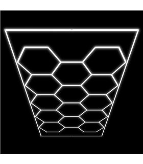 SET DE LUCES LED HEXAGONALES PARA TECHO