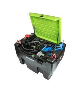 BOMBA PARA COMBUSTIBLE DIÉSEL Y AUS32 CON DOBLE TANQUE DE 330+50L