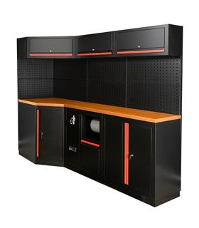 CONJUNTO DE MUEBLES MODULARES (22PCS) - ROJO