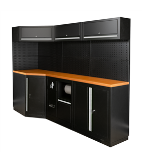 CONJUNTO DE MUEBLES MODULARES (22PCS) - PLATA