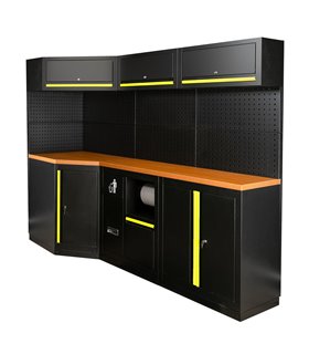 CONJUNTO DE MUEBLES MODULARES (22PCS) - AMARILLO