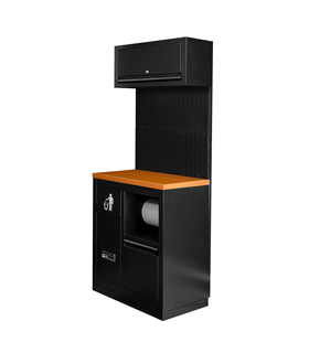 CONJUNTO DE MUEBLES MODULARES (7PCS) - NEGRO
