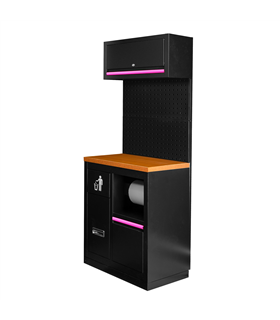 CONJUNTO DE MUEBLES MODULARES (7PCS) - ROSA