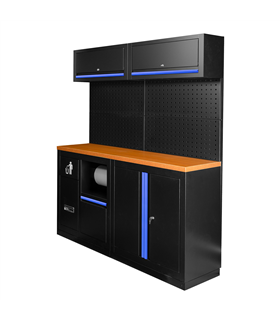 CONJUNTO DE MUEBLES MODULARES (12PCS) - AZUL