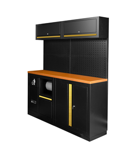 CONJUNTO DE MUEBLES MODULARES (12PCS) - DORADO