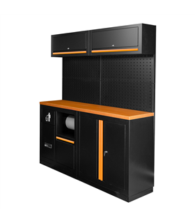 CONJUNTO DE MUEBLES MODULARES (12PCS) - NARANJA