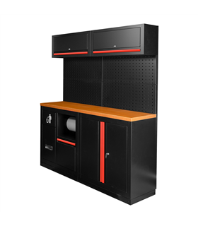 CONJUNTO DE MUEBLES MODULARES (12PCS) - ROJO